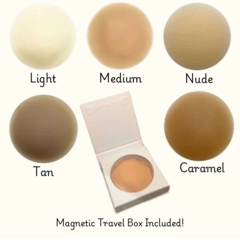 Breast Pasties All Color Available 3.15 inch for maximum coverage!
